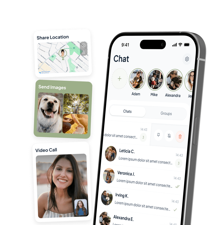 GoFetch community chat phone
