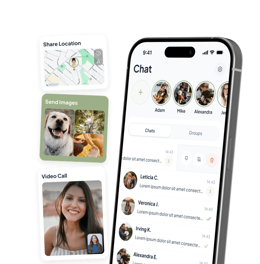 GoFetch community chat phone