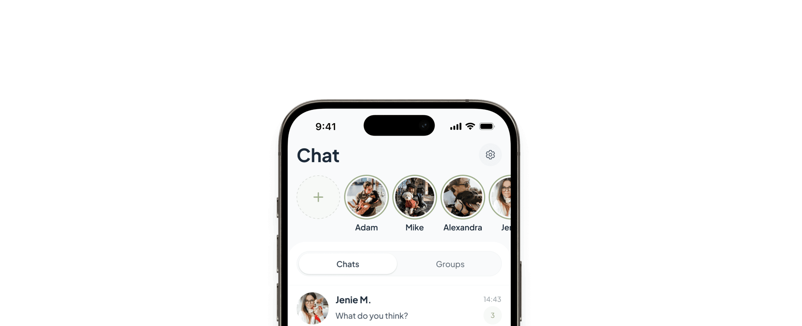 GoFetch Chat screen